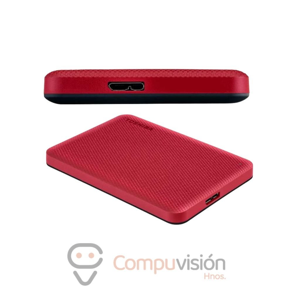 DISCO EXTERNO TOSHIBA 1TB ADVANCE RED