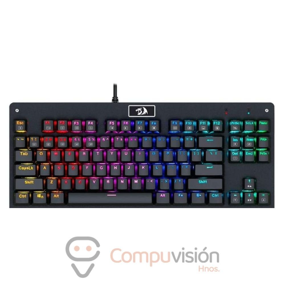 TECLADO REDRAGON K568 RGB- SP DARK AVENGER 80% ESPAÑOL