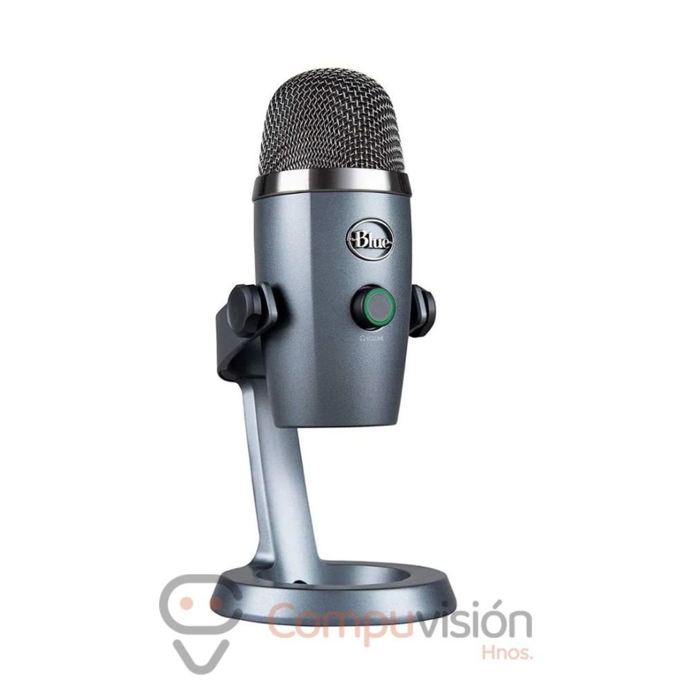 MICROFONO BLUE YETI NANO USB GRAY STREAMING CARDIOD/OMNI