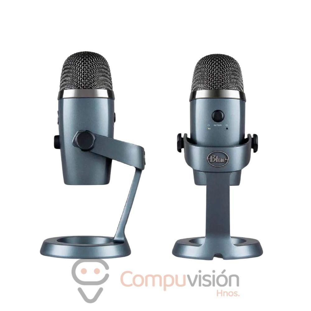 MICROFONO BLUE YETI NANO USB GRAY STREAMING CARDIOD/OMNI
