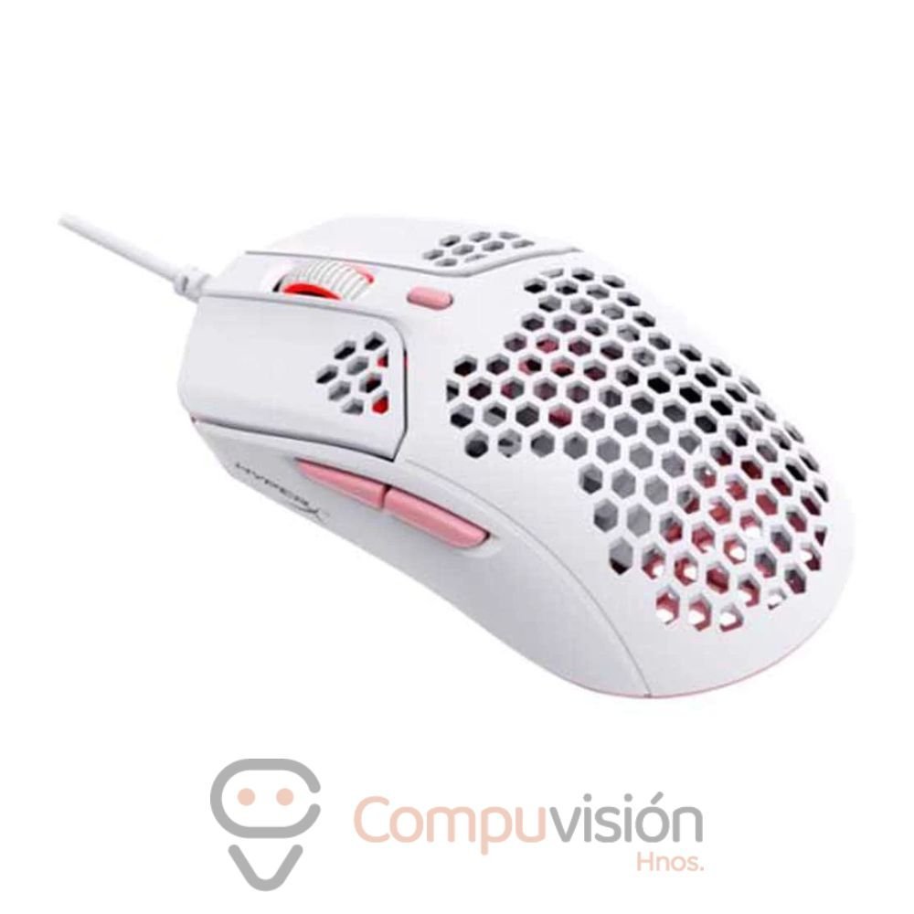 MOUSE HYPERX PULSEFIRE HASTE WHITE 16.000 DPI 6 BOTONES 1MS