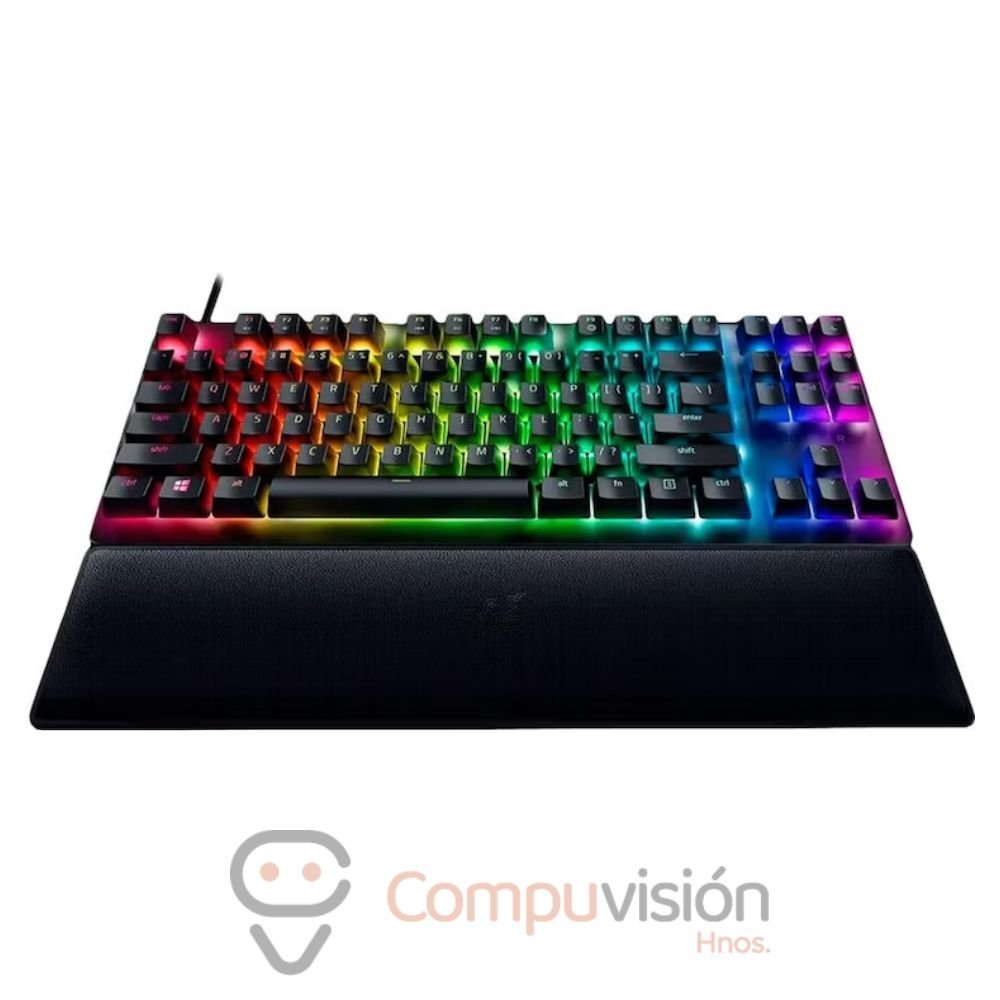 TECLADO RAZER HUNTSMAN V2 TKL 80% OPTICAL RED SWITCH CHROMA BLACK
