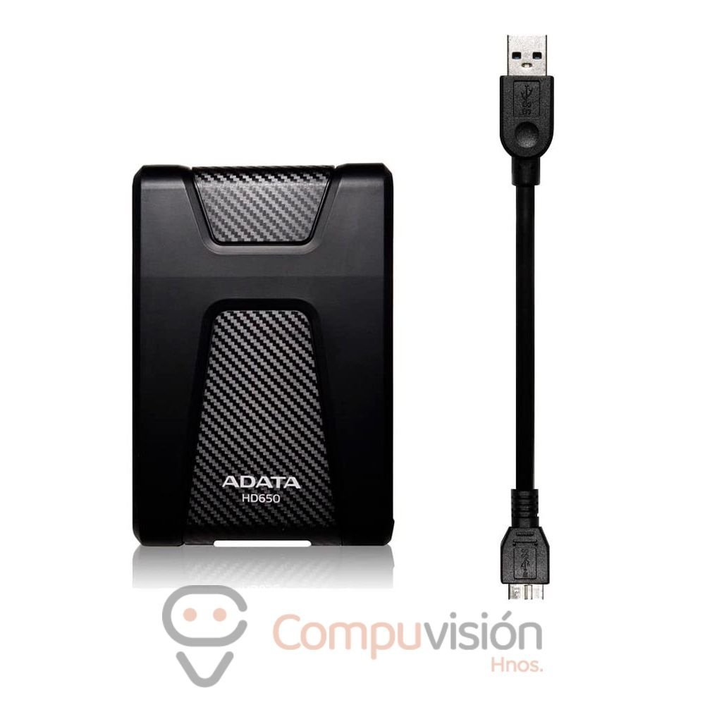 DISCO EXTERNO ADATA 2TB HD650 BLACK USB 3.0