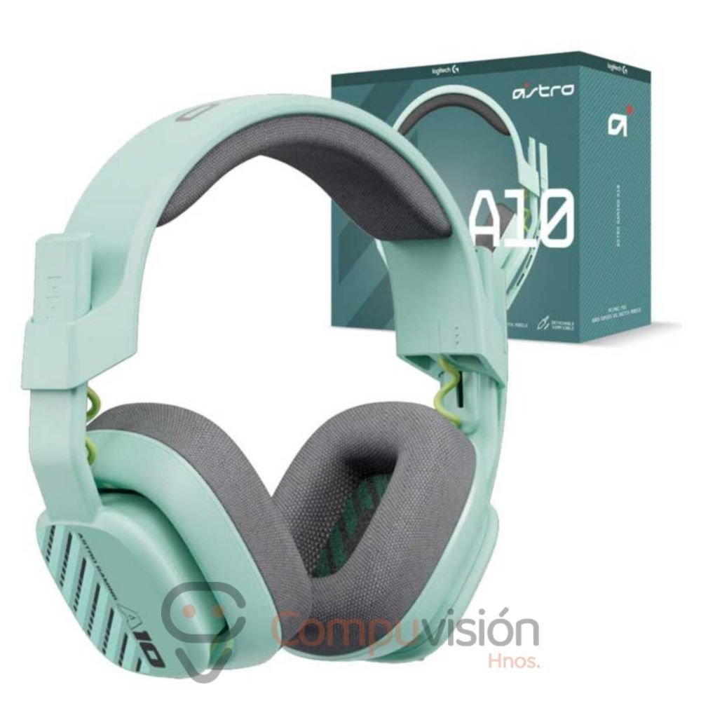 AUDIFONO LOGITECH ASTRO A10 G2 GREEN MAC PS5 XBOX 3.5MM