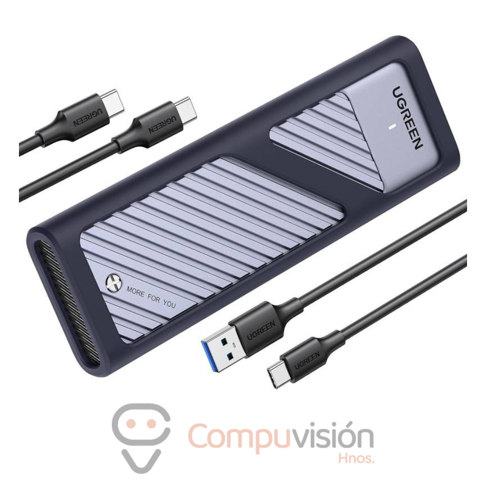 ADAPTADOR LECTOR DISCO SATA/M2/NVME USB-C/USB A 10GB UGREEN