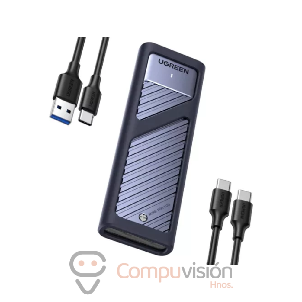 ADAPTADOR LECTOR DISCO SATA/M2/NVME USB-C/USB A 10GB UGREEN