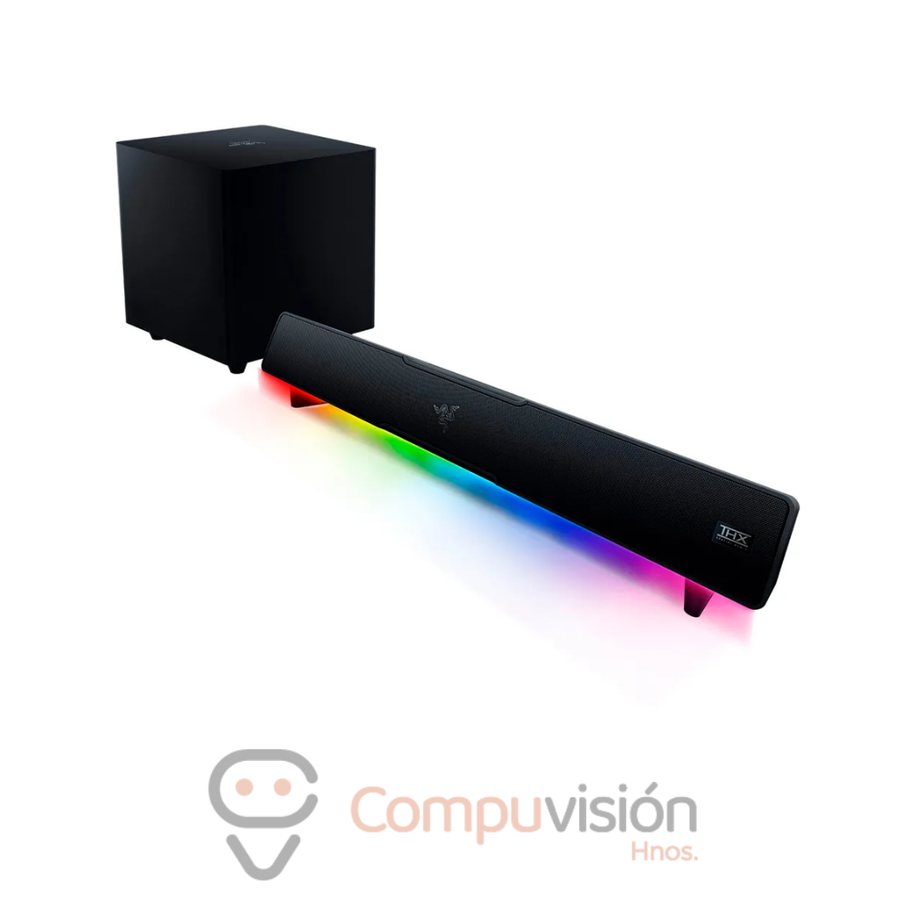 PARLANTE RAZER LEVIATHAN V2 SOUND BAR+BAJO 65W  BT/USB THX CHORMA