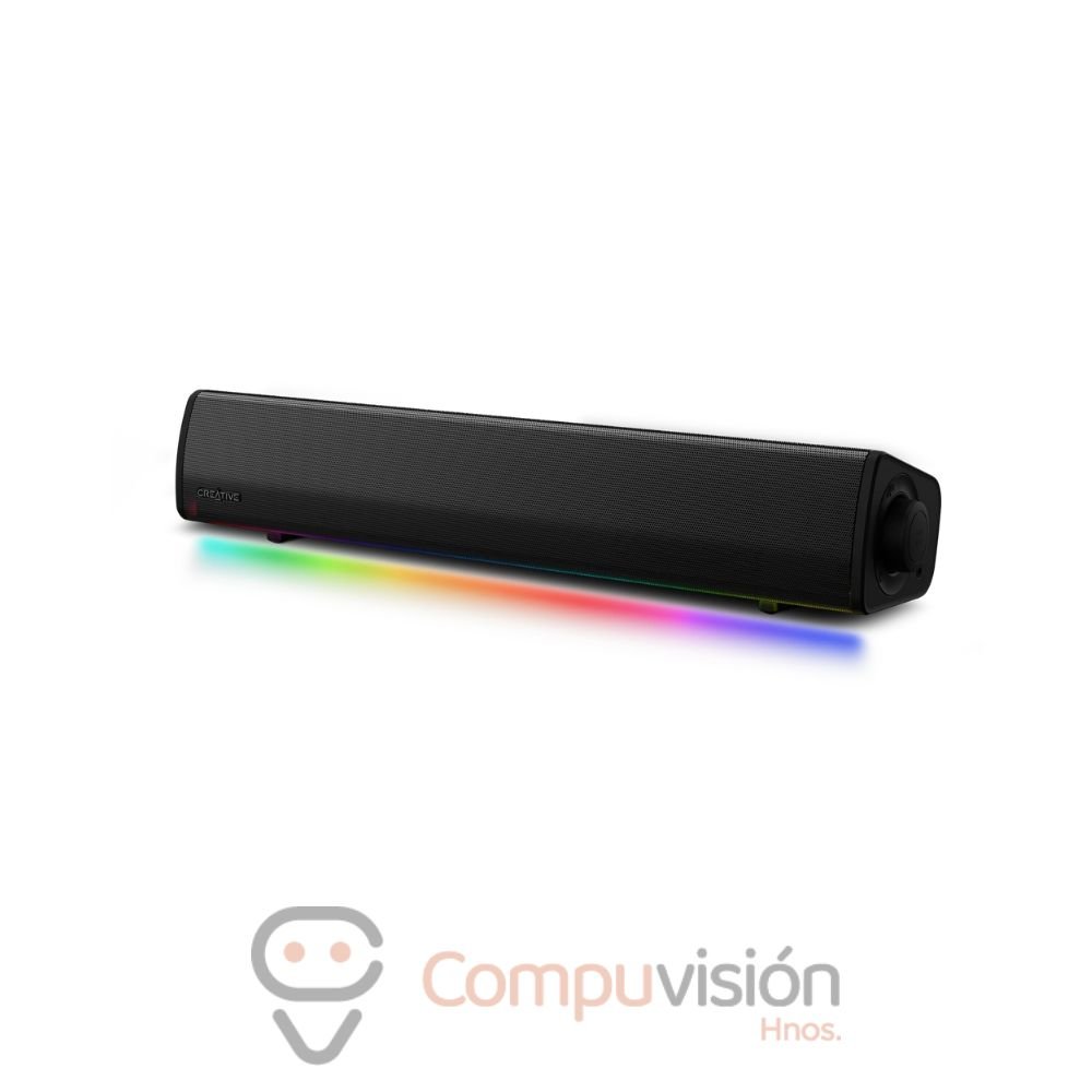 PARLANTE CREATIVE SOUND BLASTER GS3 BLUETOOTH /USB-C BARRA DE SONIDO RGB 24 WATTS