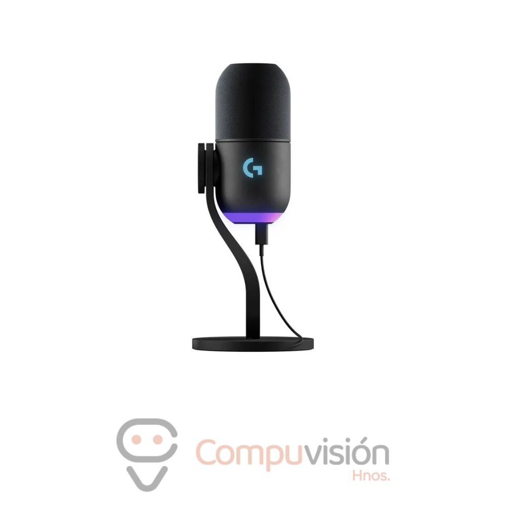 MICROFONO LOGITECH YETI GX SUPERCARDIOIDE RGB USB P/STREAMING
