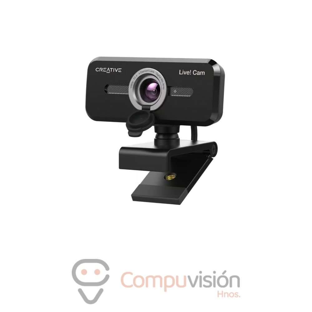 CAMARA WEBCAM CREATIVE LIVE! CAM SYNC V3 2K QHD1440P 4X ZOOM DUAL MIC USB C/TAPA