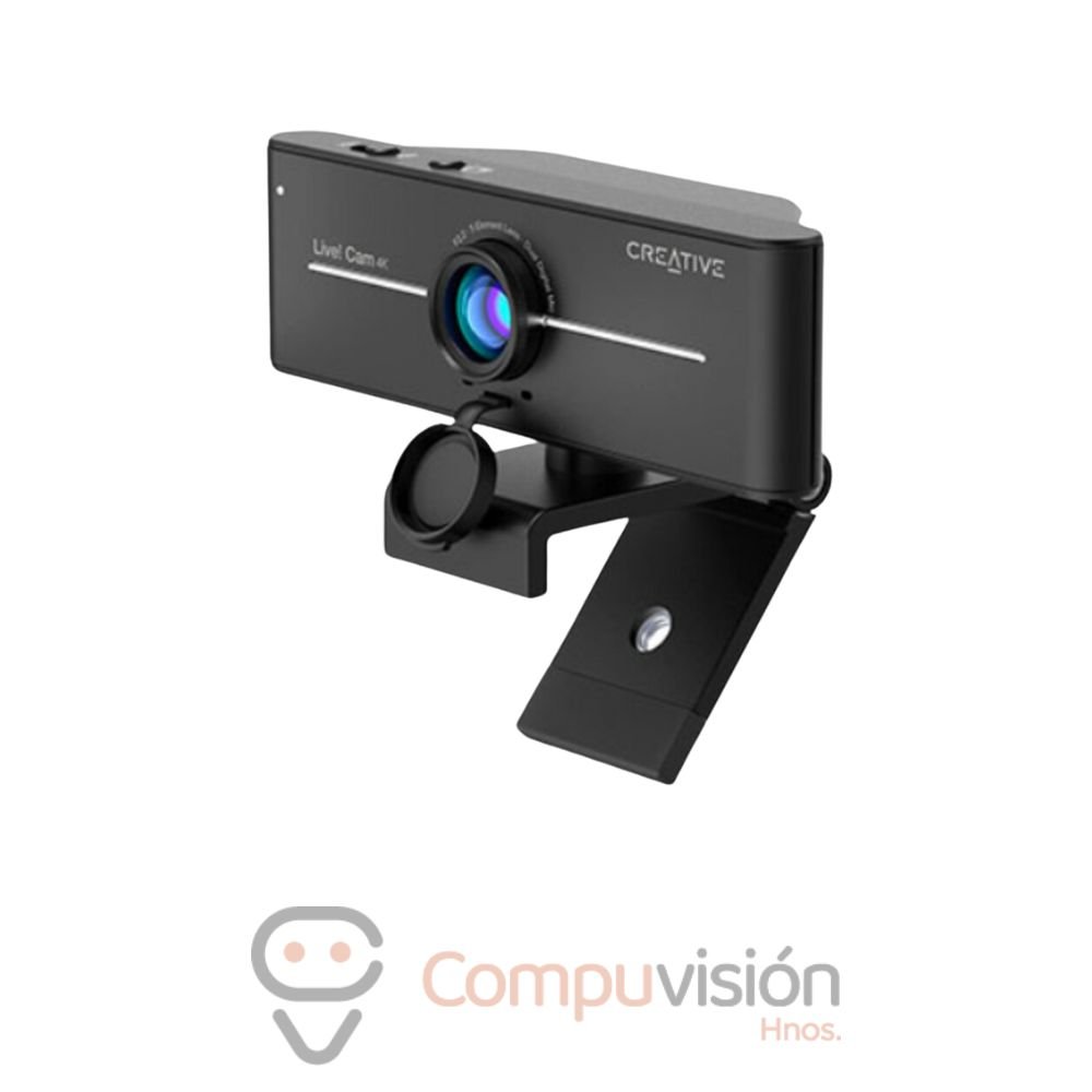 CAMARA WEBCAM CREATIVE LIVE! CAM SYNC 4K UHD 2160P DUAL MIC USB C/TAPA BLACK
