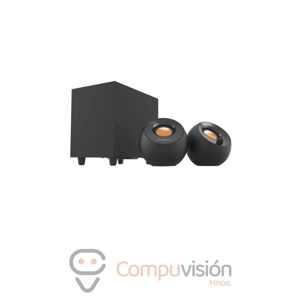 PARLANTE CREATIVE PEBBLE PLUS  2.1 USB  BLACK