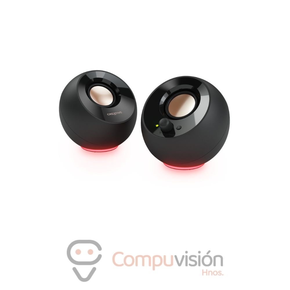 PARLANTE CREATIVE PEBBLE SE RGB 2.0 4.4W/8.8W 3.5MM US-POWER