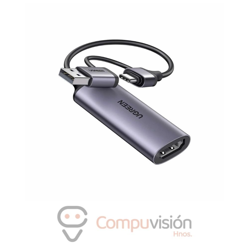 CAPTURADOR DE VIDEO UGREEN FHD 1080P/60HZ HDMI