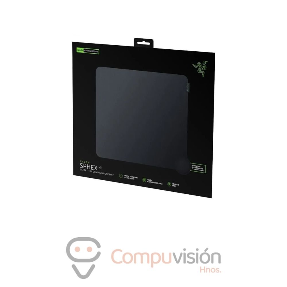 PAD MOUSE RAZER SPHEX V3 LARGUE HARD  BLACK 45*40 CM