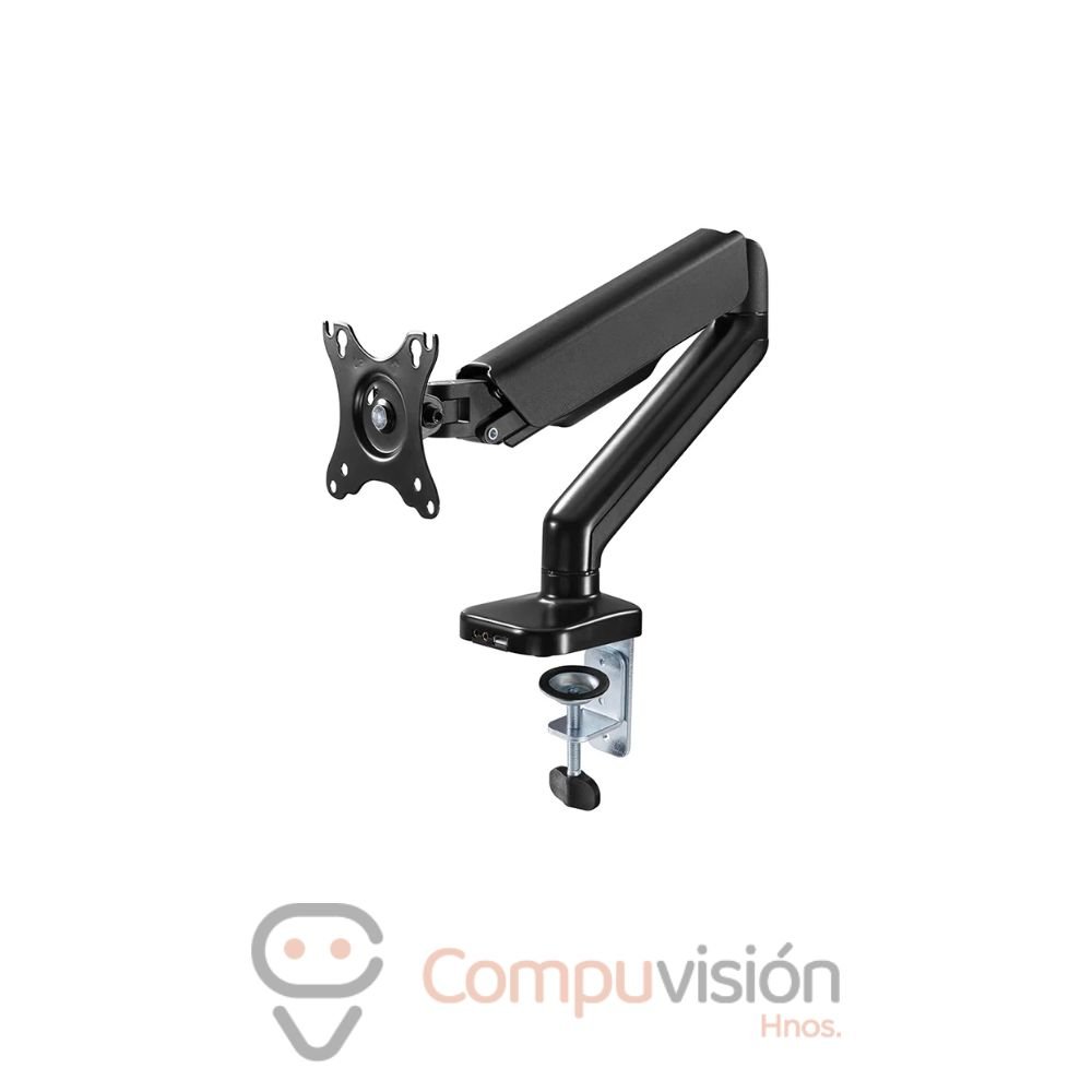 SOPORTE BRAZO HIDRAULICO PARA 1 MONITOR SPACER SB60 BLACK 17″ A 35″