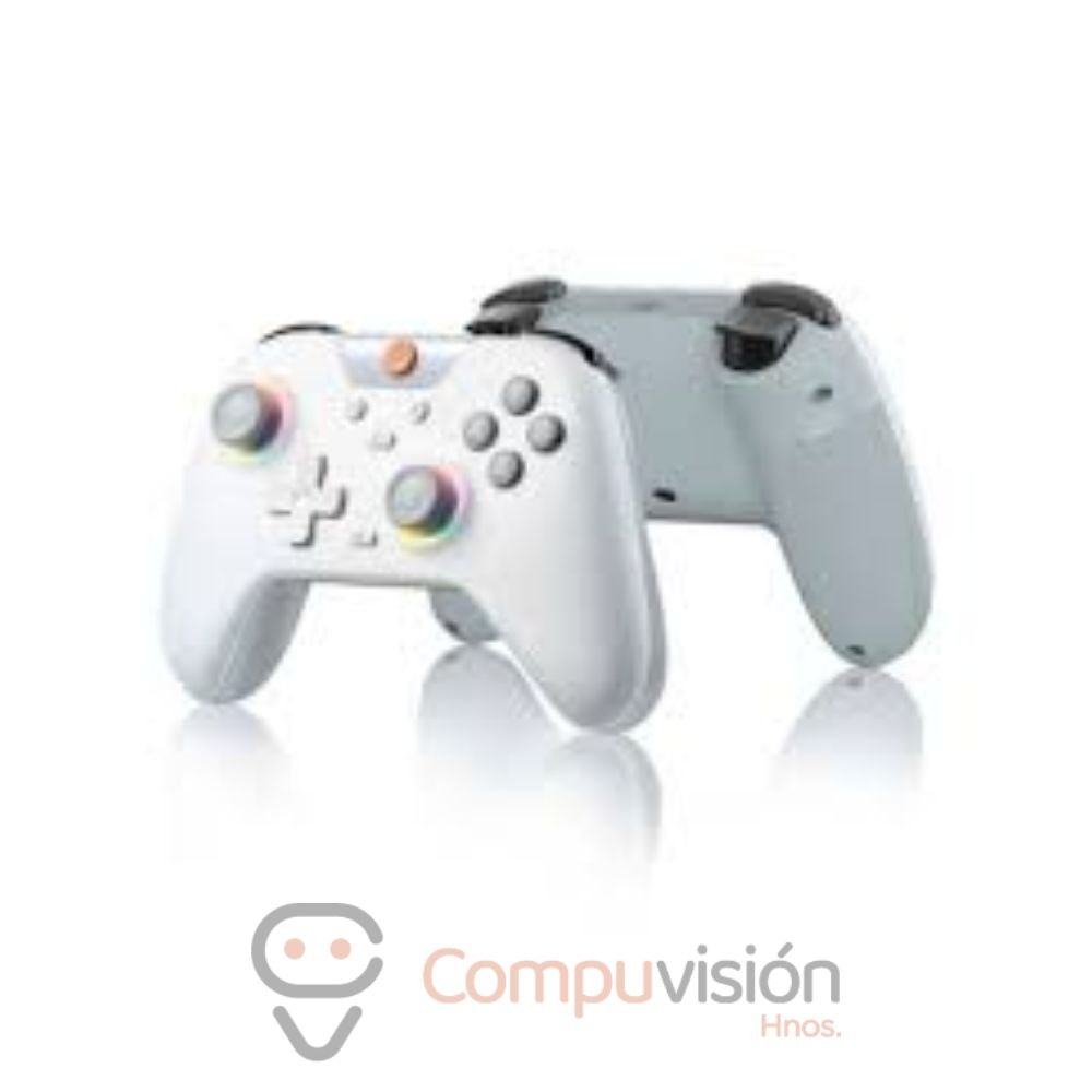 GAMEPAD MANDO INALAMBRICO EASYSMX X05 WHITE WIRELESS/BT VIBRACION RGB VG-C507