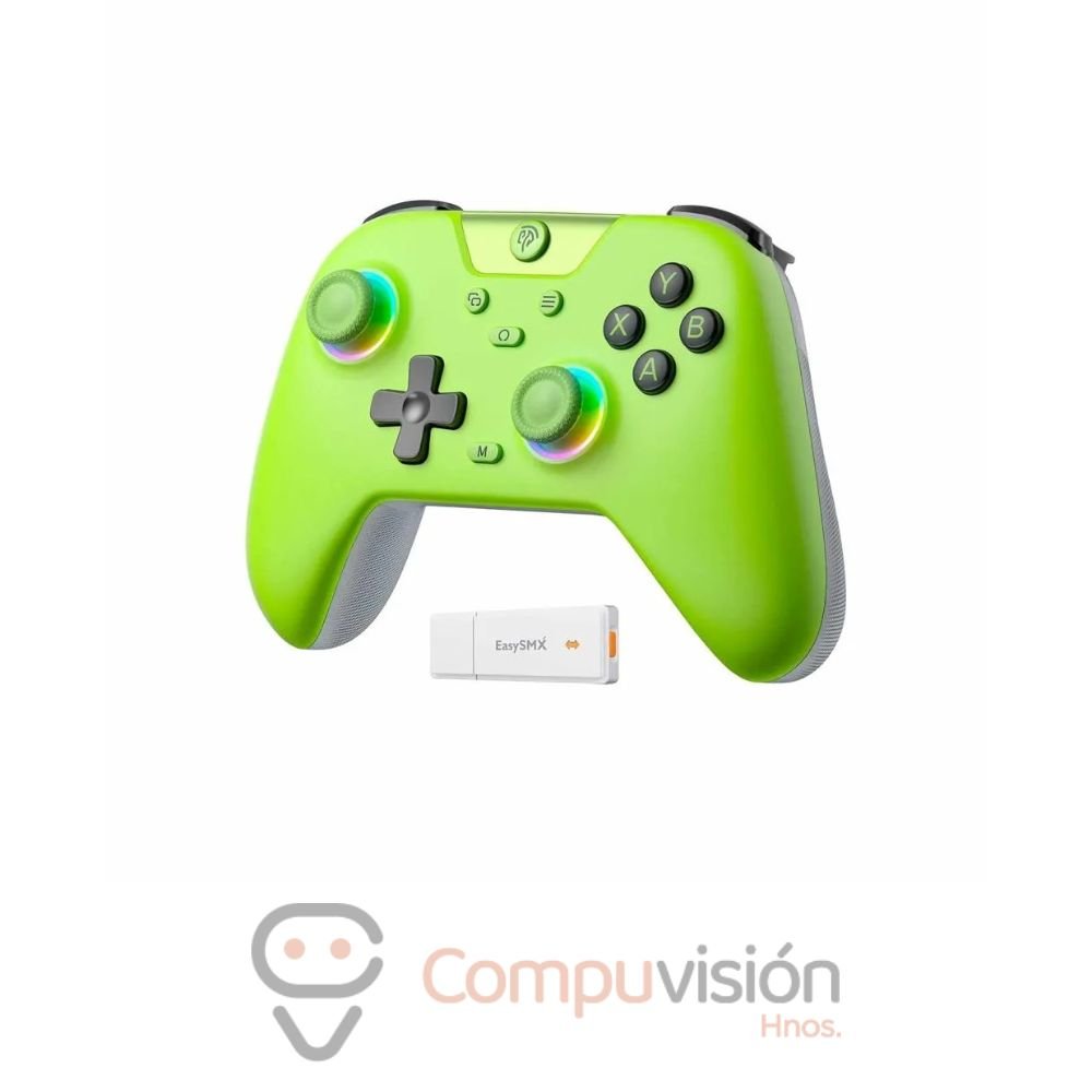 GAMEPAD MANDO INALAMBRICO EASYSMX X05 GREEN WIRELESS/BT VIBRACION RGB VG-C508