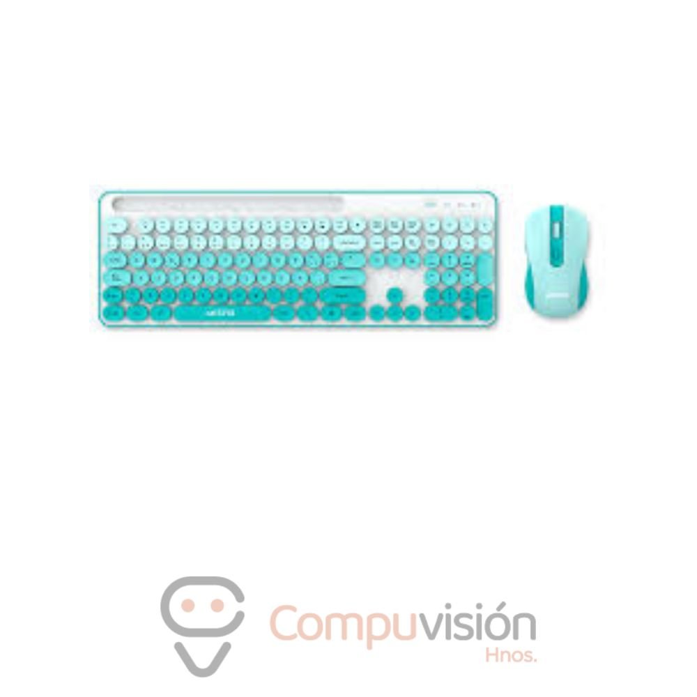 KIT TECLADO+MOUSE ANTRYX WS-970 GREEN WIRELESS/INALAMBRICO ESPAÑOL