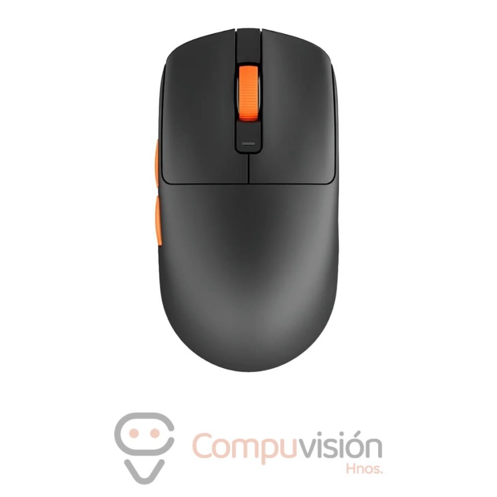 MOUSE GAMER ROYAL KLUDGE M30 RKM30-BO BLACK ORANGE WIRELESS-BT-USB