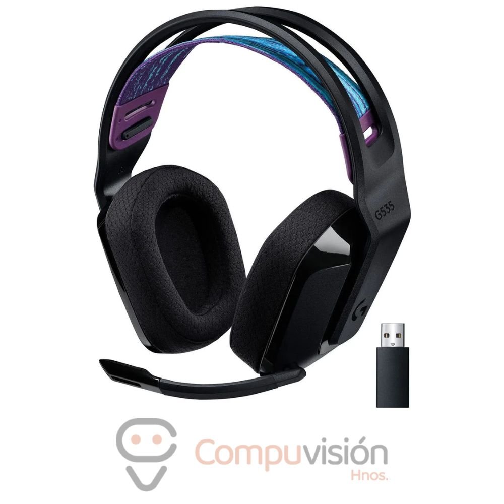 AUDIFONO GAMER LOGITECH G535 LIGHTSPEED WIRELESS BLACK