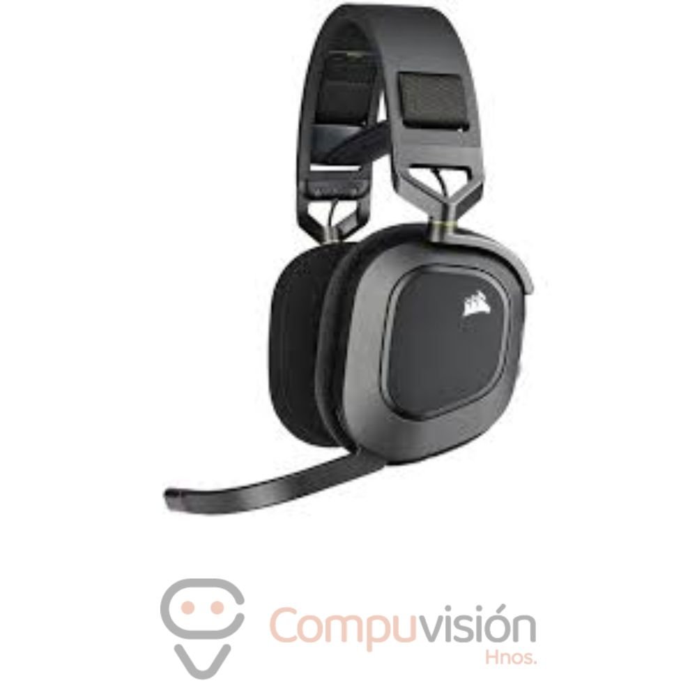 AUDIFONO GAMER CORSAIR HS80 RGB WIRELESS CARBON