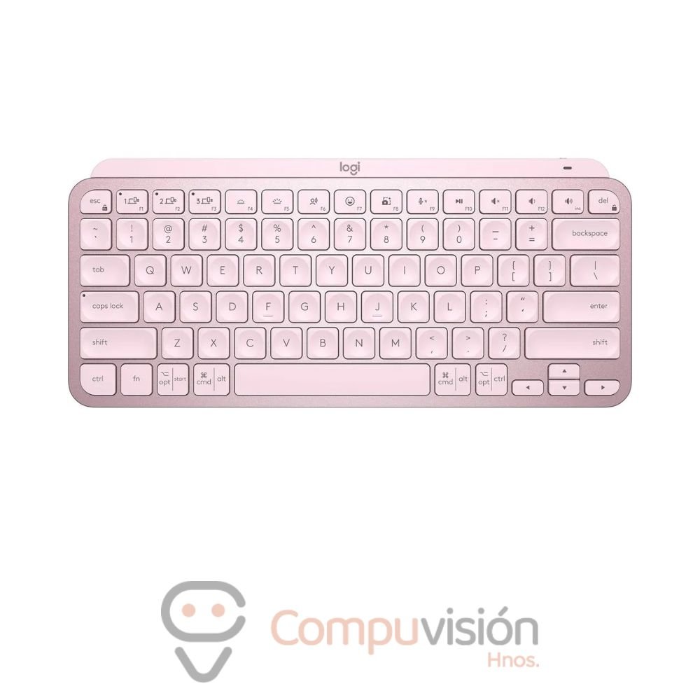 TECLADO LOGITECH MX KEYS MINI MULTI-DEVICE BT ILUMINADO ROSE SP