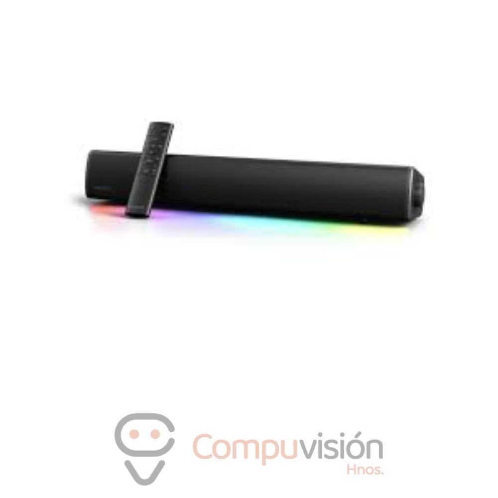 PARLANTE CREATIVE GAMING SOUND BAR GS5 RGB 60W BLUETOOTH 5.3 USB-C POWER BLACK
