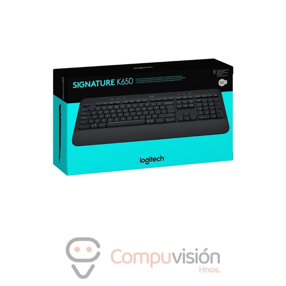 TECLADO LOGITECH K650 BLACK SIGNATURE WIRELESS ESPAÑOL