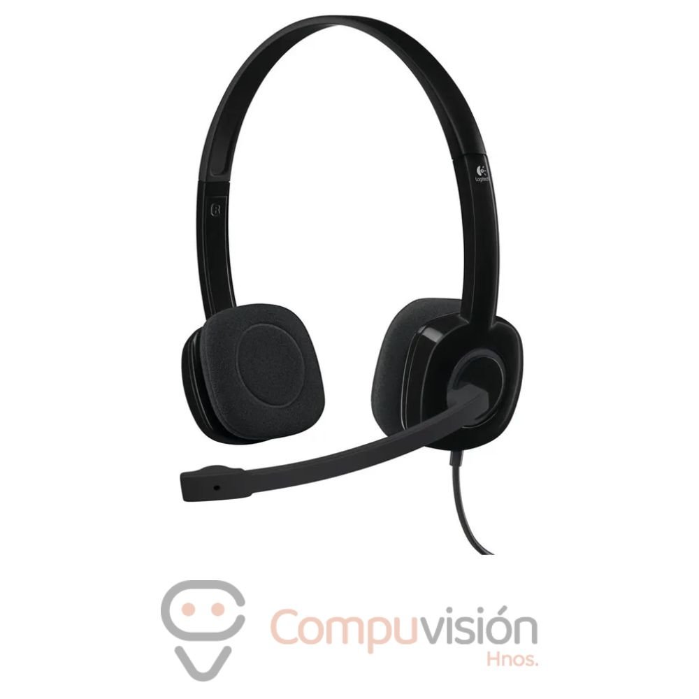 AUDIFONO LOGITECH H151 BLACK STEREO 3.5MM