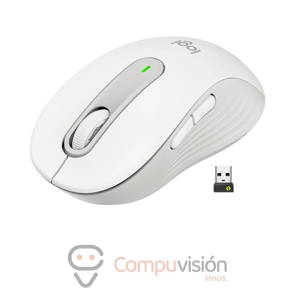 MOUSE LOGITECH M650L SIGNATURE SILENT WIRELESS WHITE